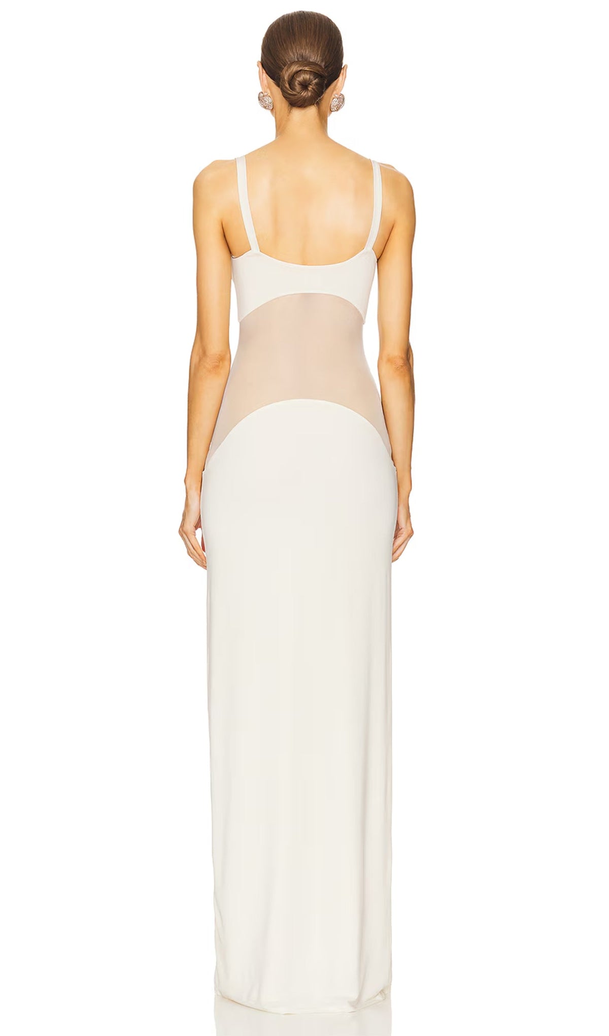 Sheer Knit Curve Maxi Dress