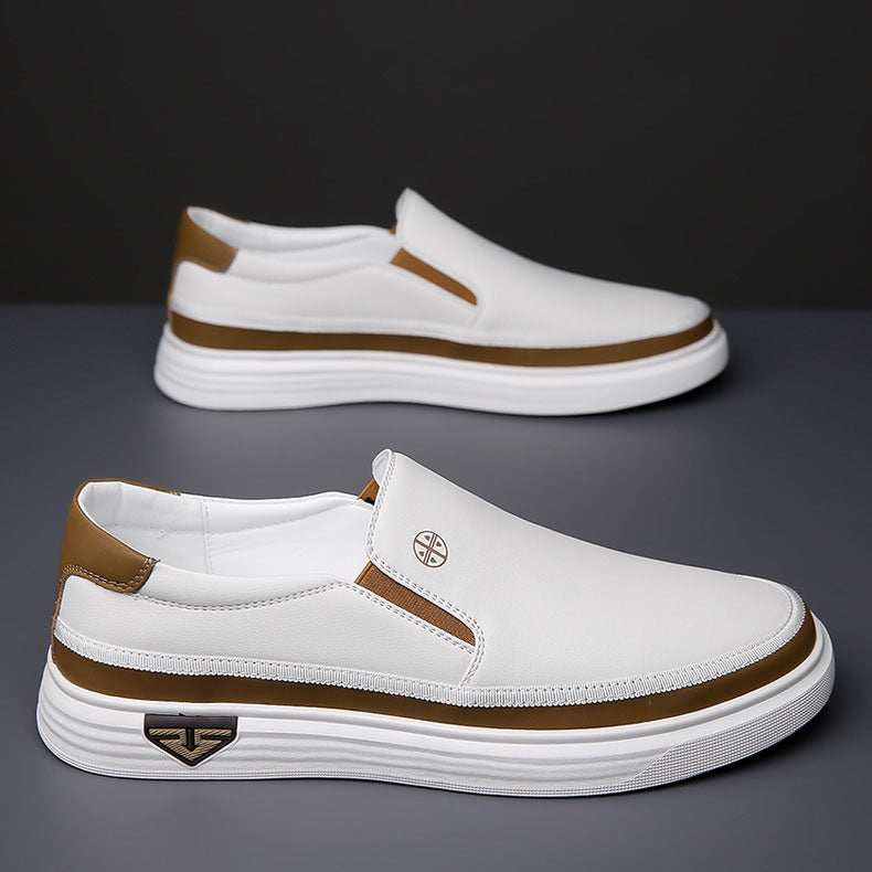 Alessio Leather Slip Ons