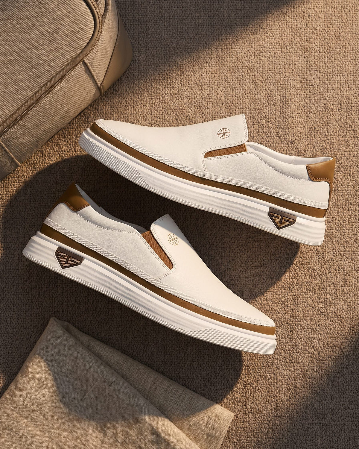 Alessio Leather Slip Ons