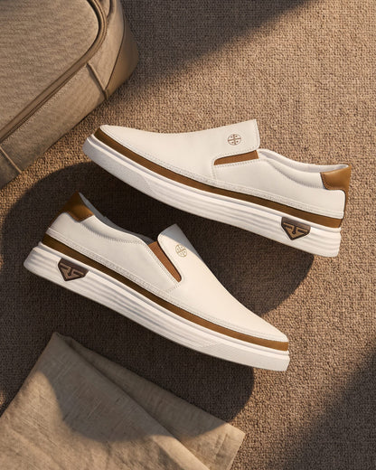 Alessio Leather Slip Ons