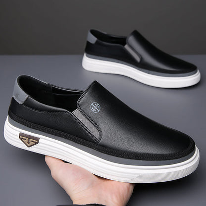 Alessio Leather Slip Ons