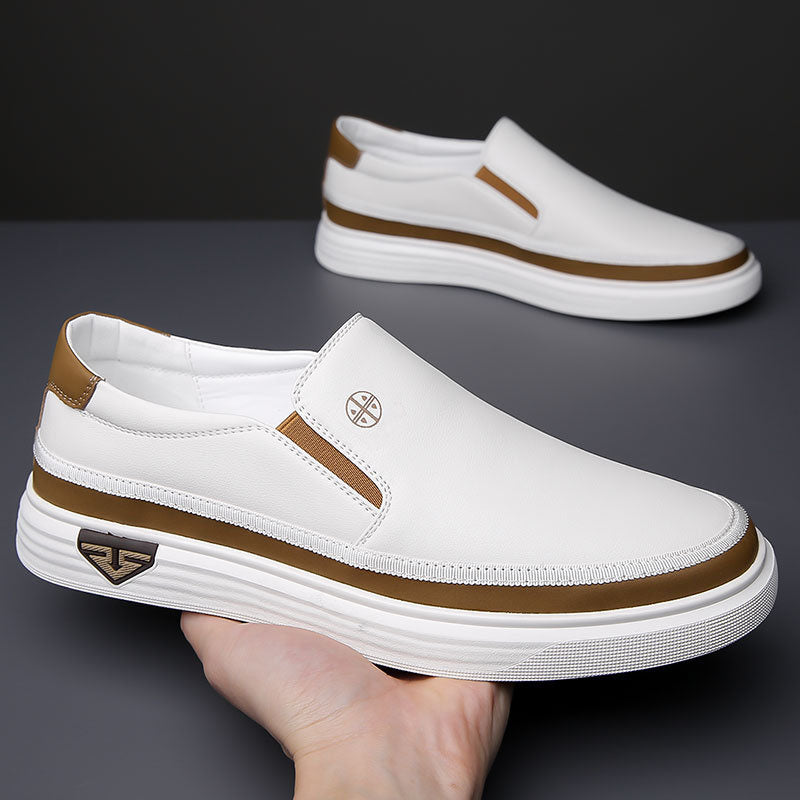 Alessio Leather Slip Ons