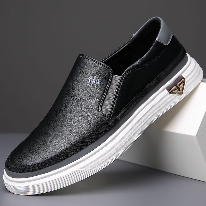 Alessio Leather Slip Ons