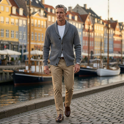 JERALD Classic Laple Cardigan