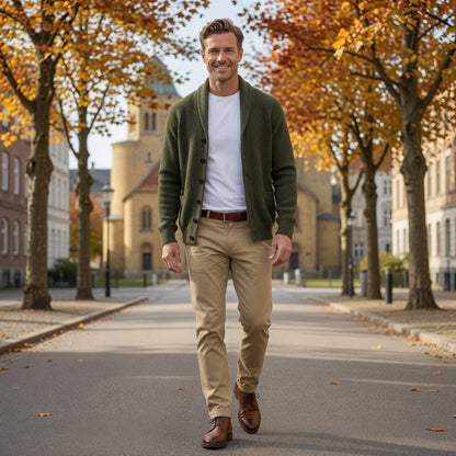 JERALD Classic Laple Cardigan