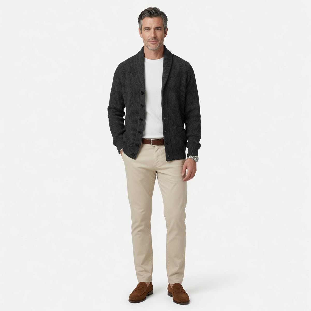 JERALD Classic Laple Cardigan