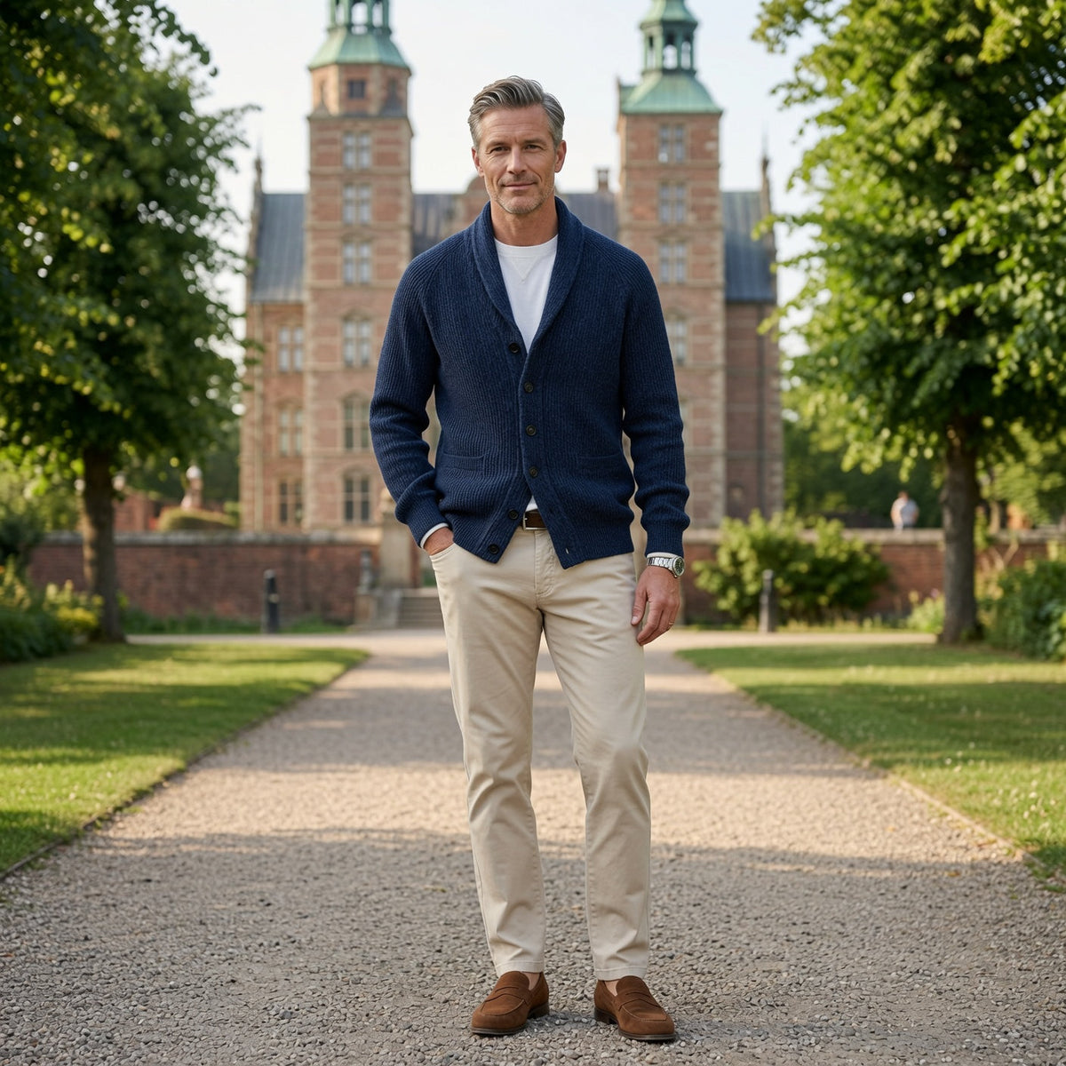 JERALD Classic Laple Cardigan