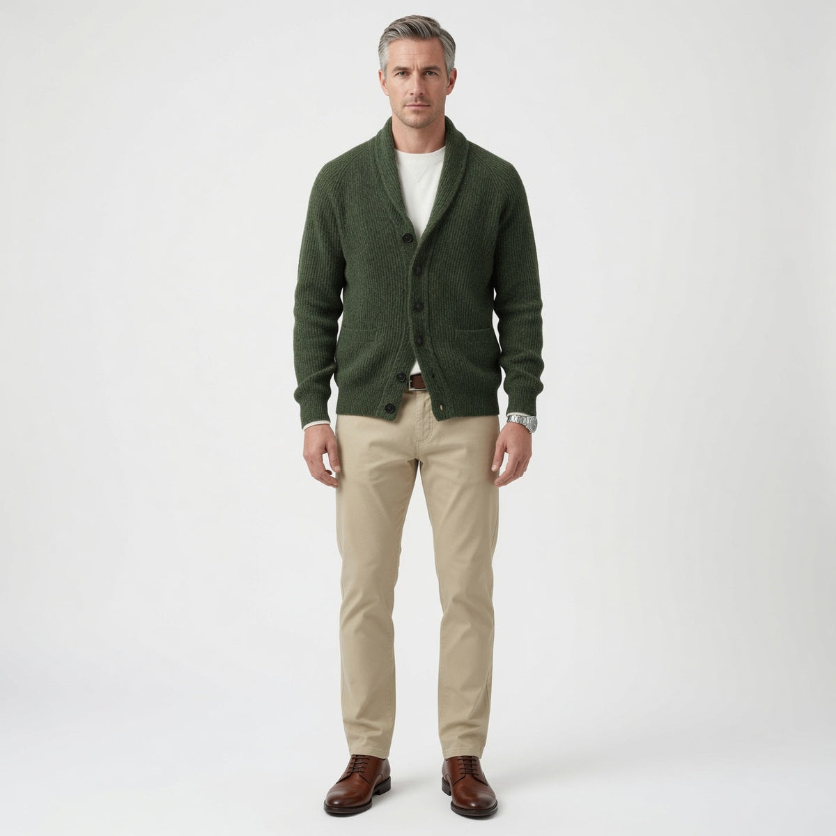 JERALD Classic Laple Cardigan