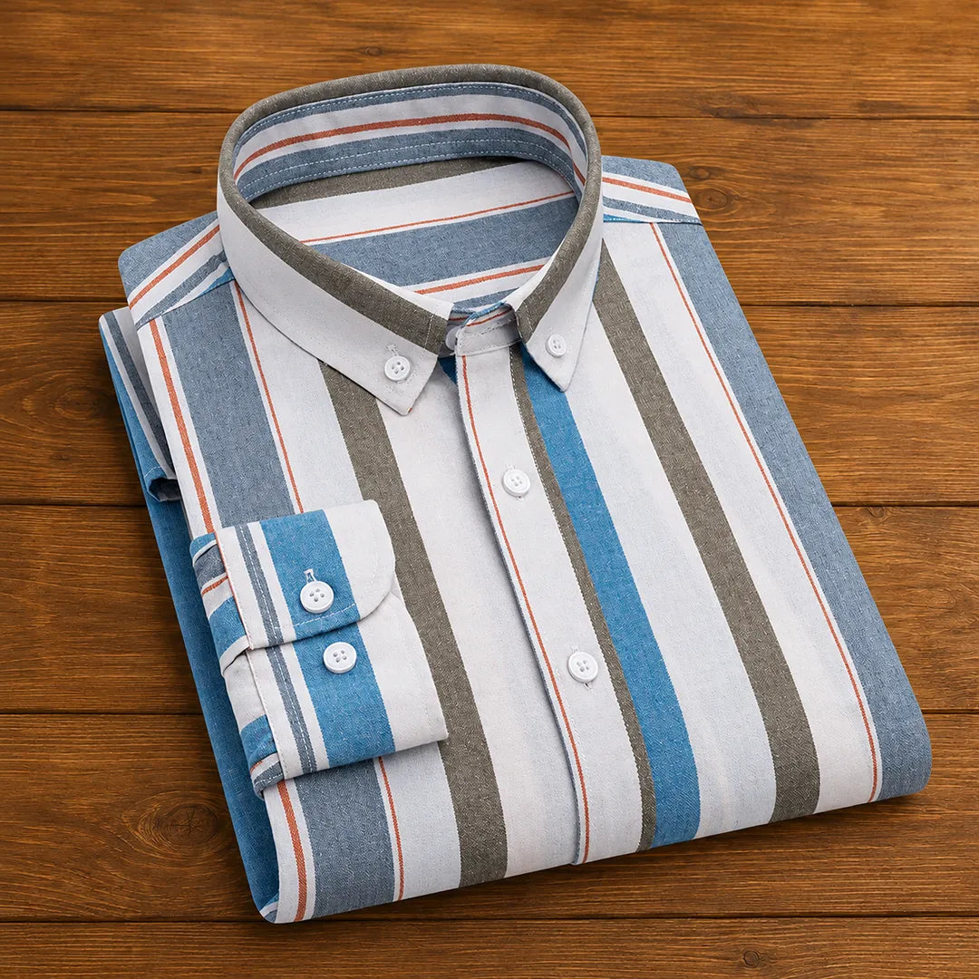 Modern Striped Casual Shirt
