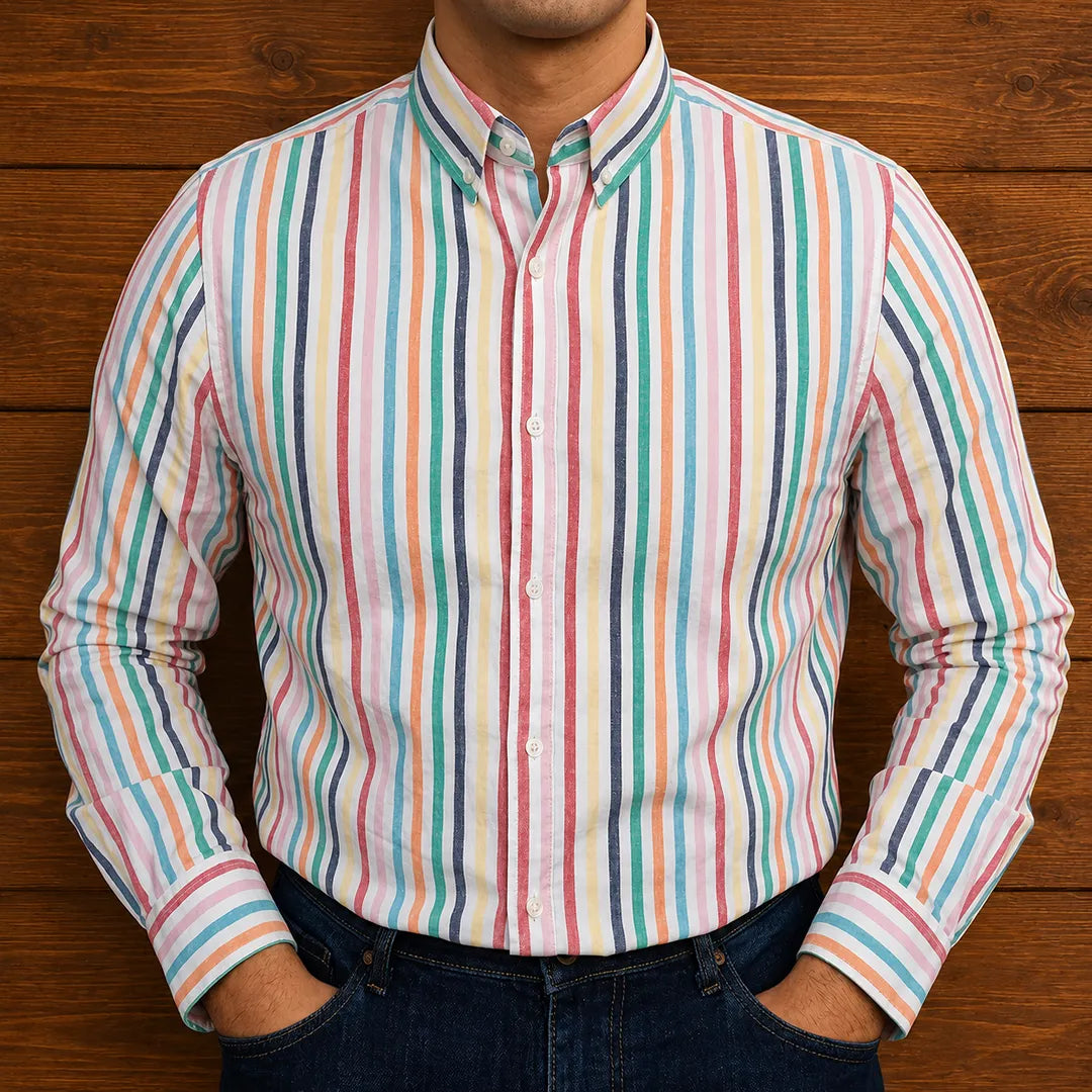 Modern Striped Casual Shirt