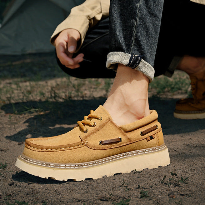 Harbor Genuine Leather Lace up Shoes