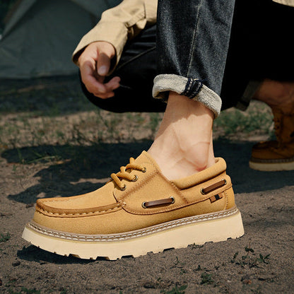 Harbor Genuine Leather Lace up Shoes