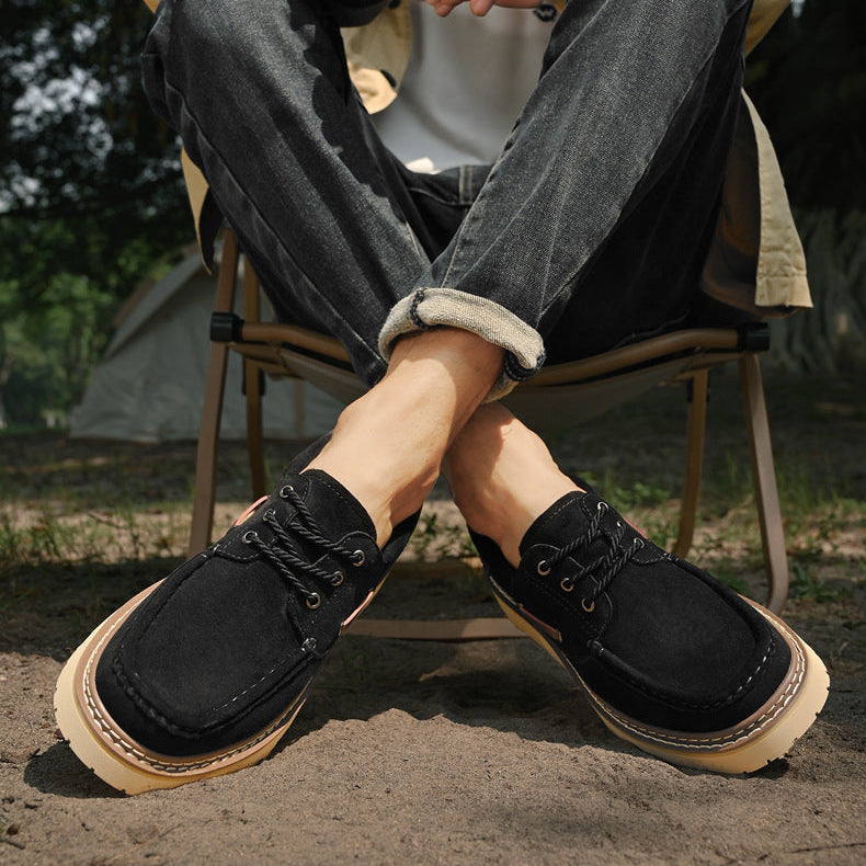 Harbor Genuine Leather Lace up Shoes