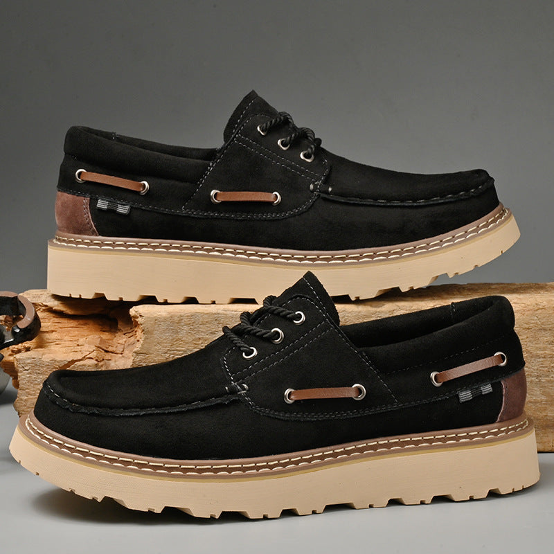 Harbor Genuine Leather Lace up Shoes