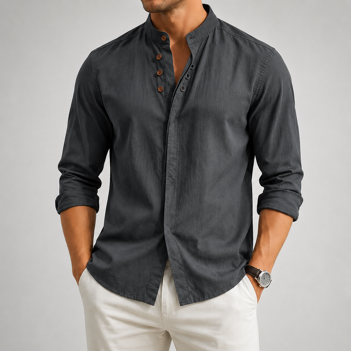 Premium Cotton Linen Shirt