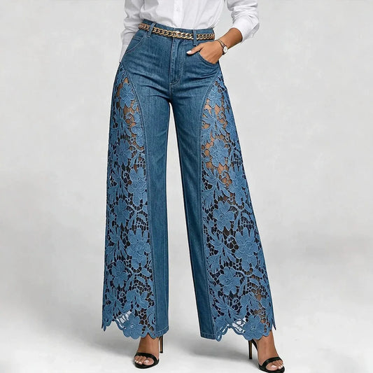 Harper Lace Panel Jeans