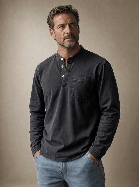 Saltwater Long Sleeve Henley