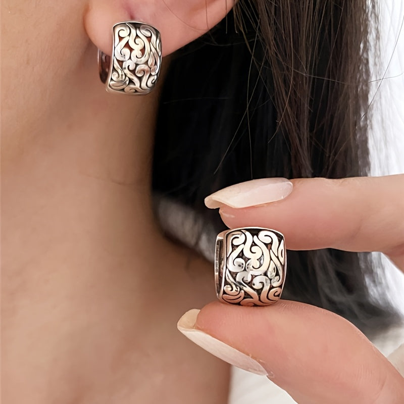 Relic Sterling Silver Earrings