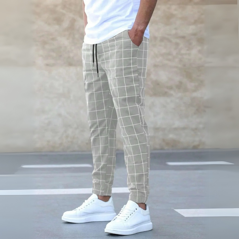 Crossmark Checkered Jogger