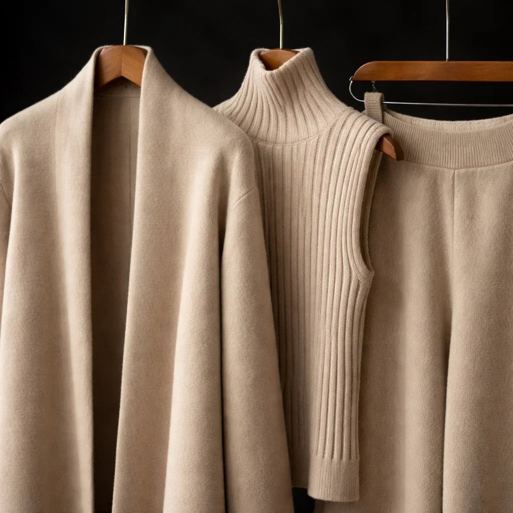 Maison Cashmere Signature Knit Set