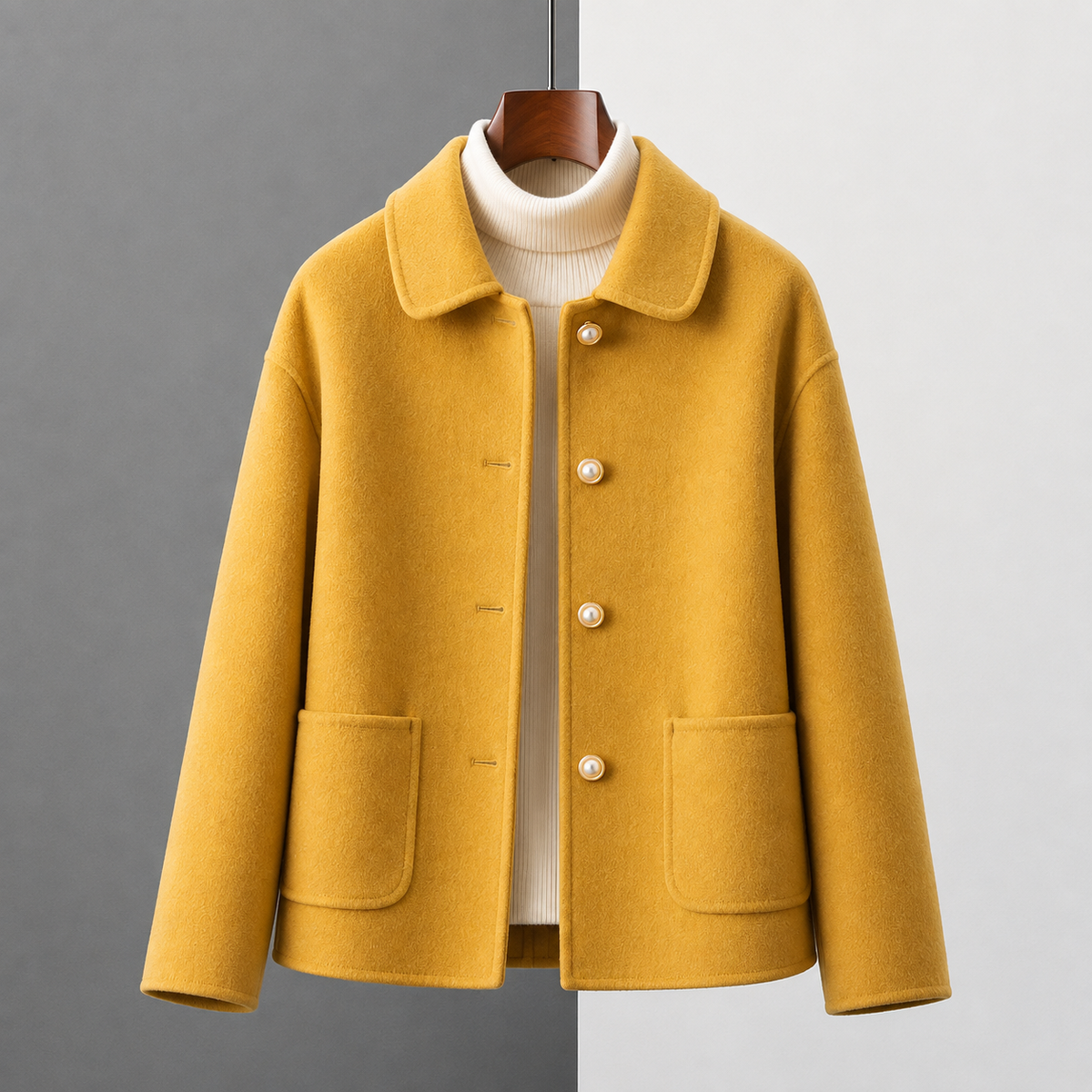 CLARA CASHMERE CROP COAT