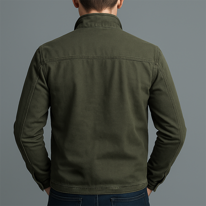 Marion | Men's Cotton Zip Jacket - Vintage Washed